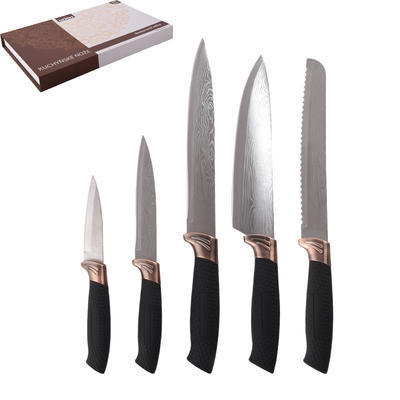 Nůž kuchyňský kov/UH DAMAS sada 5 ks