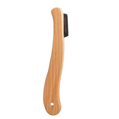 Nůž k nařezávání chleba dřevo/ocel+5 ks žiletek