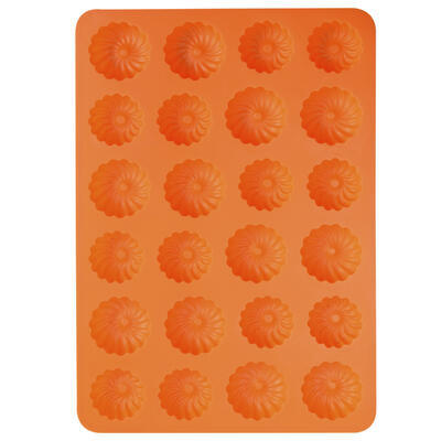 Forma silikon věnečky 24 oranžová