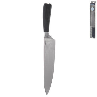 Nůž kuchyňský damašková ocel/pakka 20,5 cm